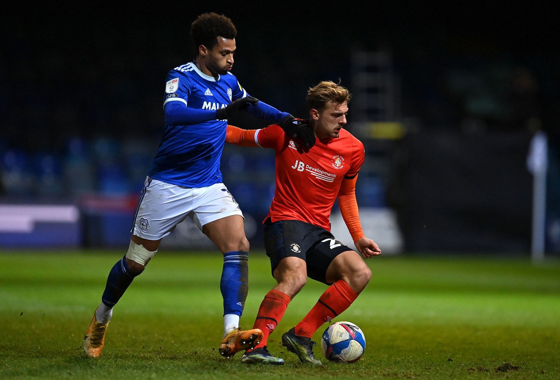 Luton Town face Cardiff City on Monday