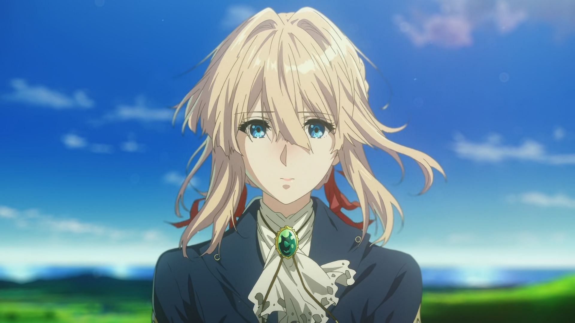 Violet Evergarden girl with blue eyes warrior anime characters manga  HD wallpaper  Peakpx