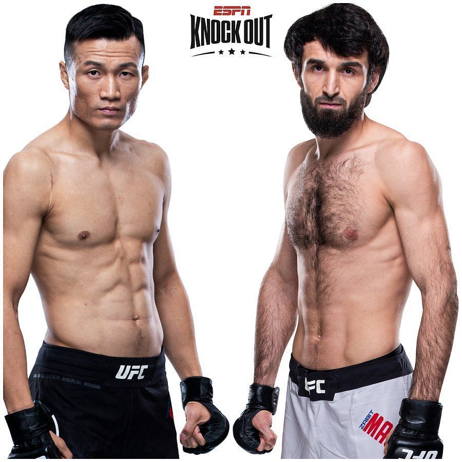 &#039;The Korean Zombie&#039; vs. Zabit Magomedsharipov [Image via @ESPNKnockout on Twitter]