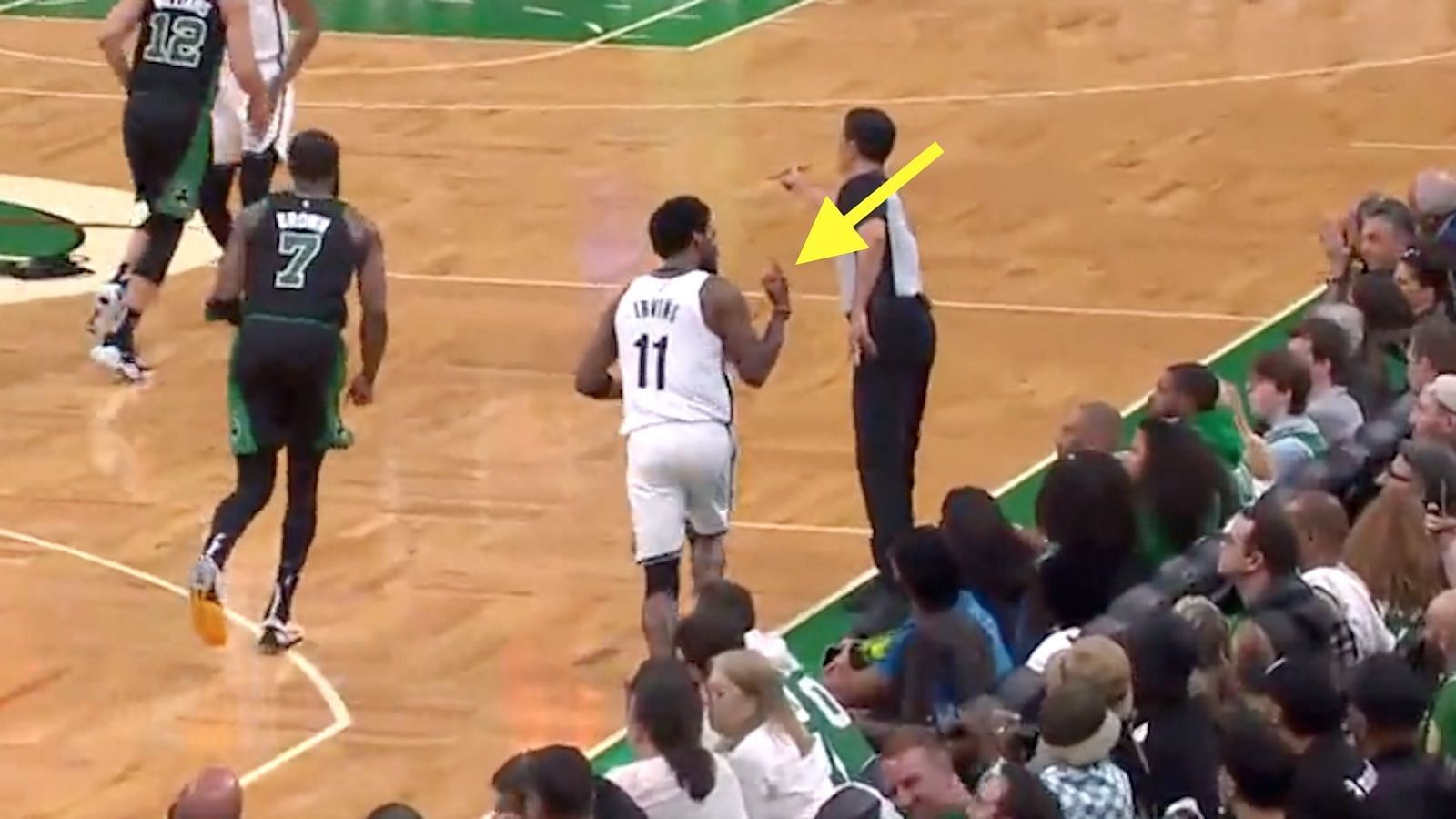 Kyrie Irving return: Water bottle thrown at Nets star after Game 4 win over  Celtics at TD Garden 