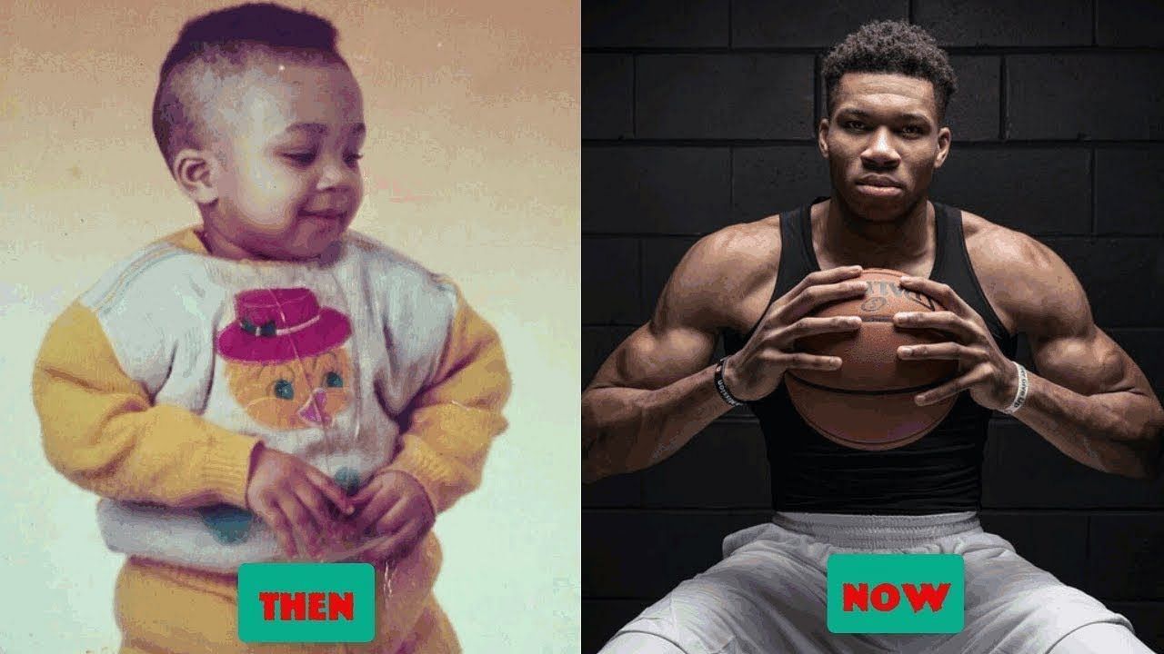 The little boy in the photo will become "The Greek Freak," one of the best, most unique and dominating players in the NBA. [Photo: Pinterest]