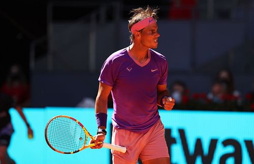 Rafael Nadal at the 2021 Mutua Madrid Open