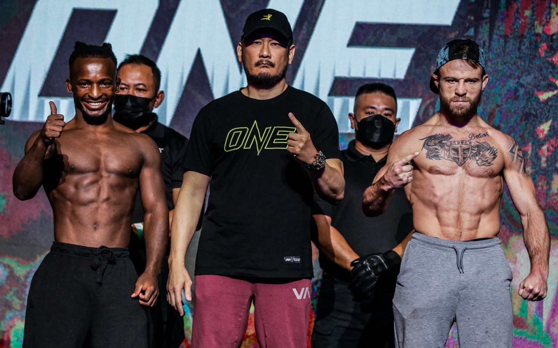 Bokang Masunyane (left) says he wasn&#039;t surprised with how Jarred Brooks (right) called him out ahead of their title eliminator at ONE 156: Eersel vs. Sadikovic. [Photo ONE Championship]
