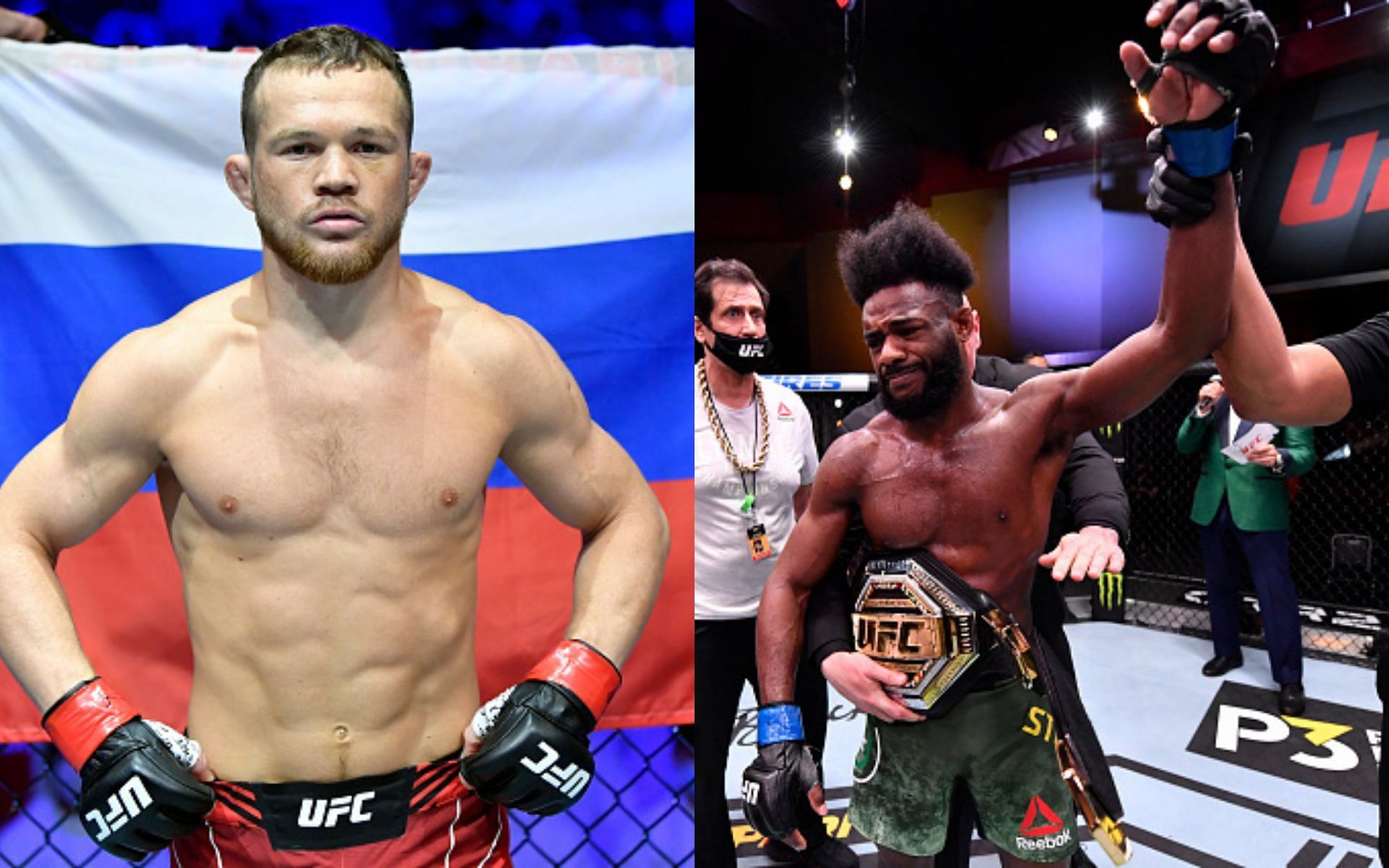Petr Yan (left) and Aljamain Sterling (right)(Images via Getty)