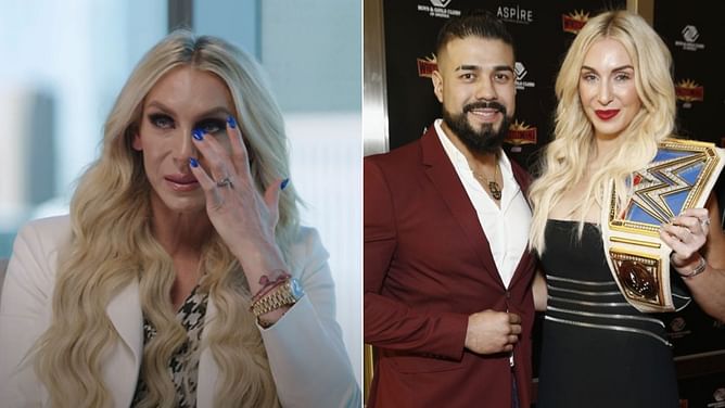 (Video) Charlotte Flair gets emotional about Andrade's WWE release