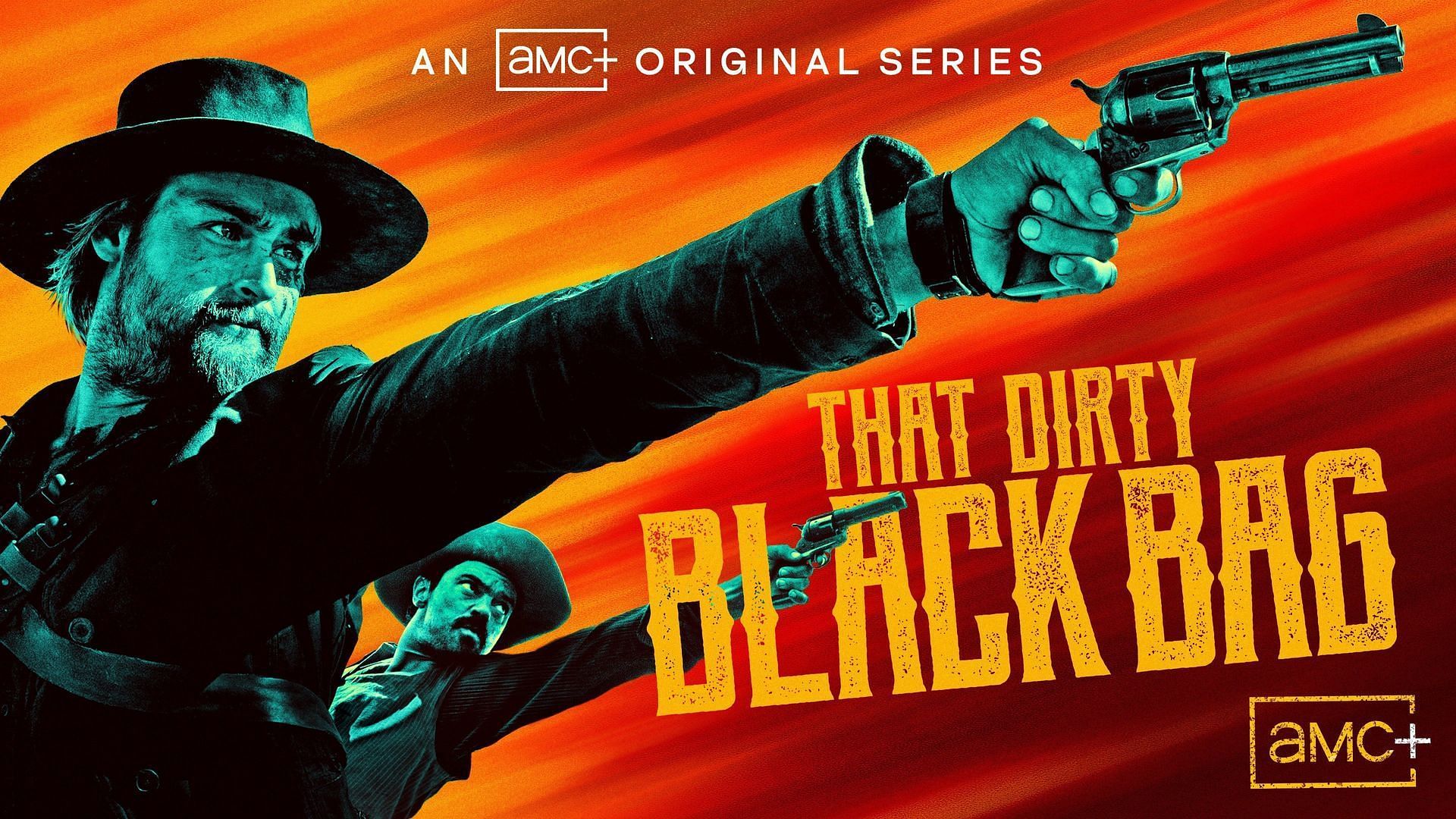 AMC+&#039;s official poster for That Dirty Black Bag (Image via AMC+)