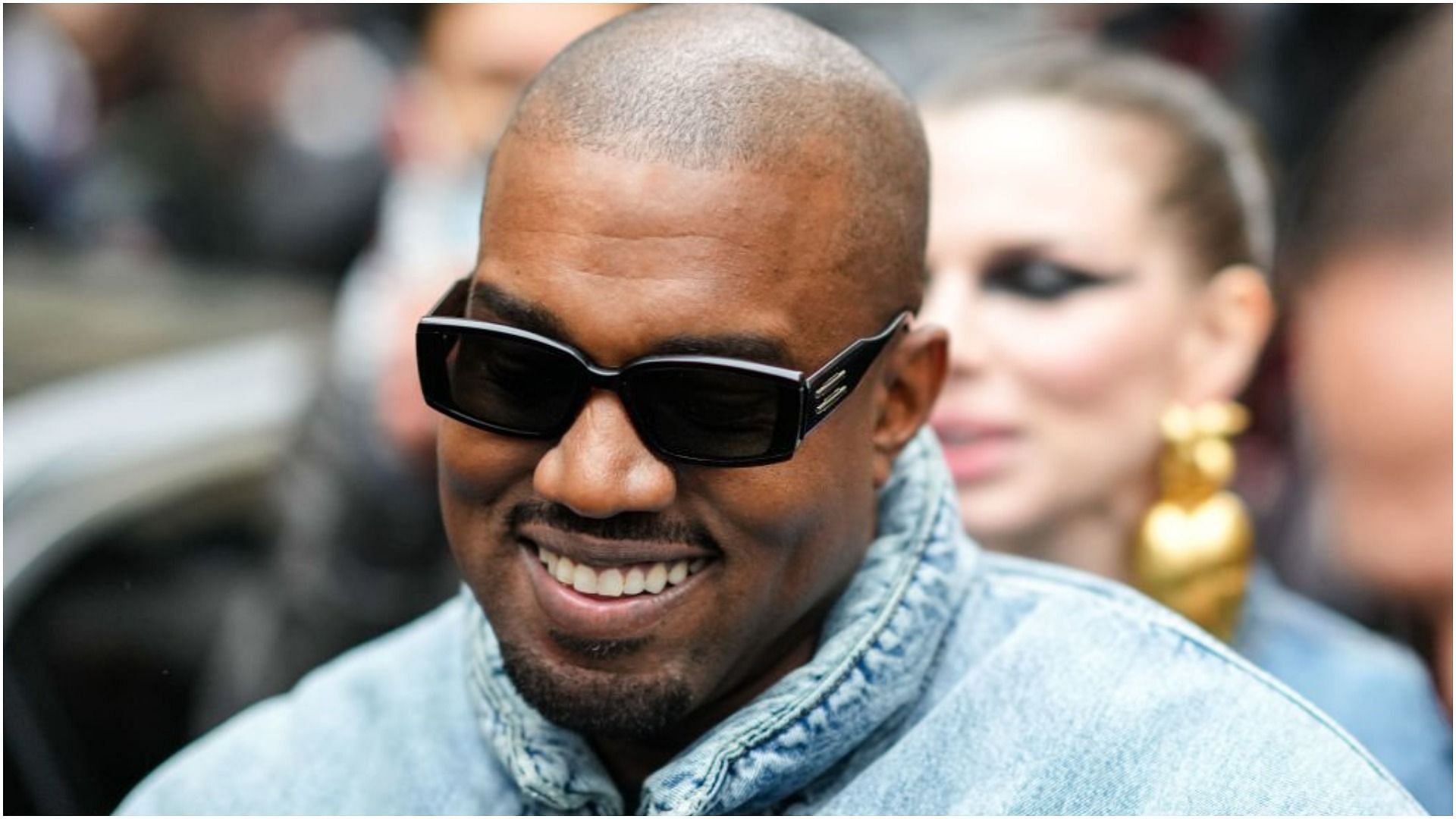Kanye West won two awards at the Grammys 2022 (Image via Edward Berthelot/Getty Images)
