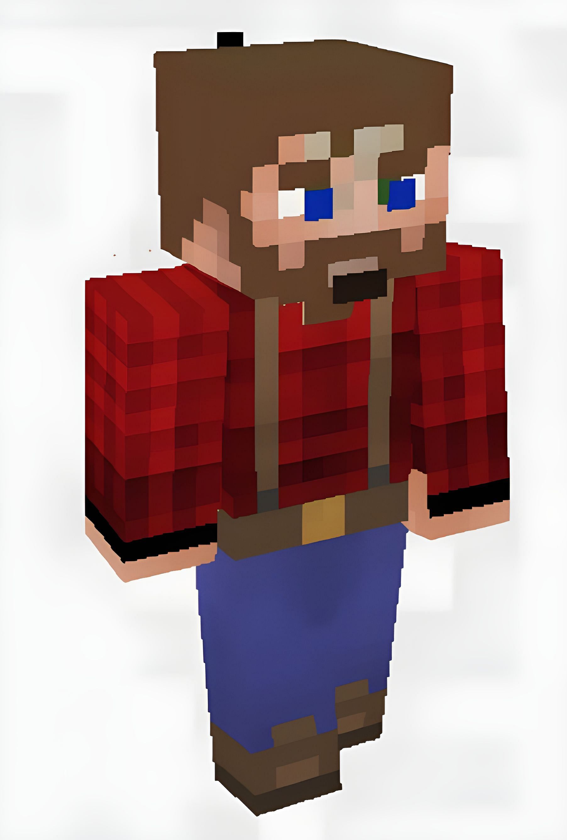 Red LumberJack skin (Image via SkinsMC)