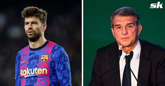"I have nothing more to say" - Barcelona president Joan Laporta comments on Pique's controversial audio leak involving Super Cup