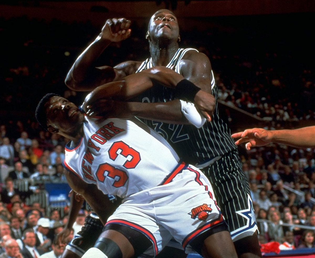 Shaquille O&#039;Neal was intimidated by Patrick Ewing when the former was in his rookie season. [Photo: Sports Illustrated]