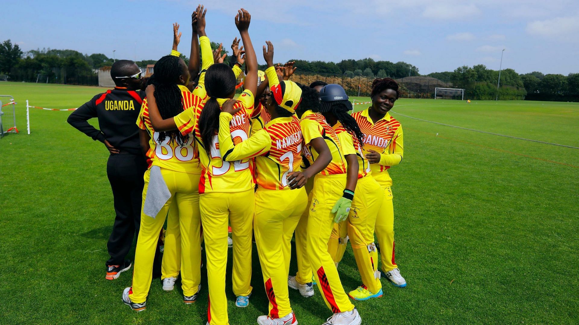 Uganda Women&#039;s Cricket Team in Action (Image Courtesy: Emerging Cricket)
