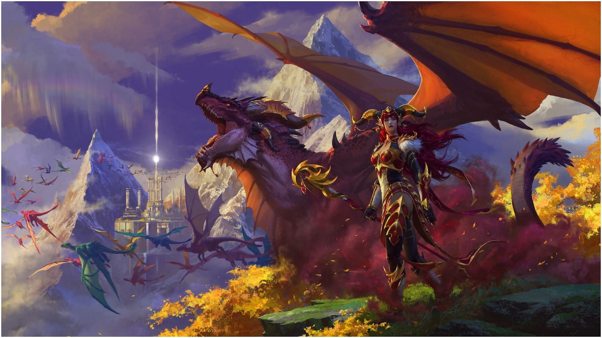 World of Warcraft: Dragonflight will be the game&#039;s newest expansion (Image via Blizzard)