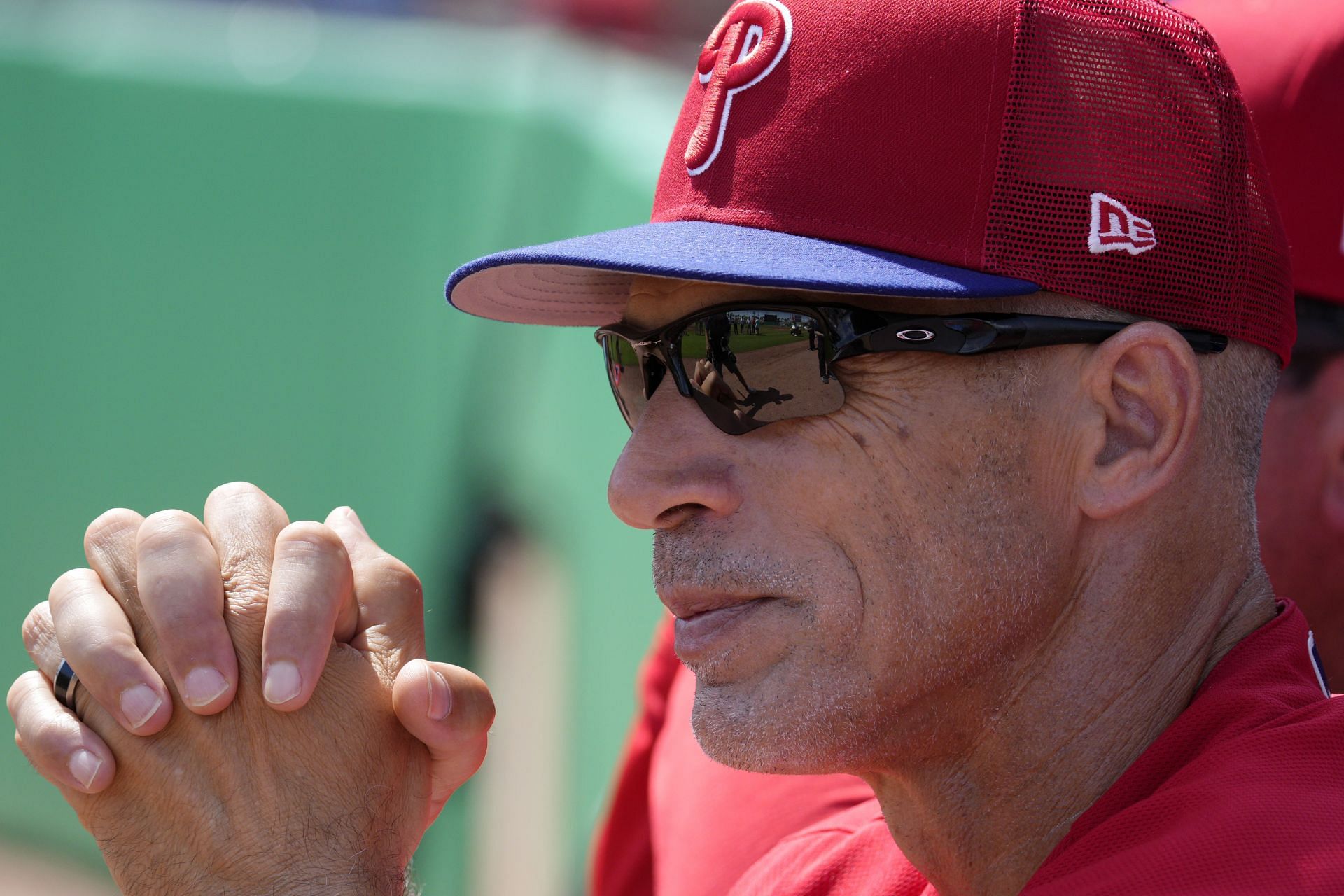 Why Phillies' Joe Girardi believes moving plate umpire behind pitcher is  better than robo umps 