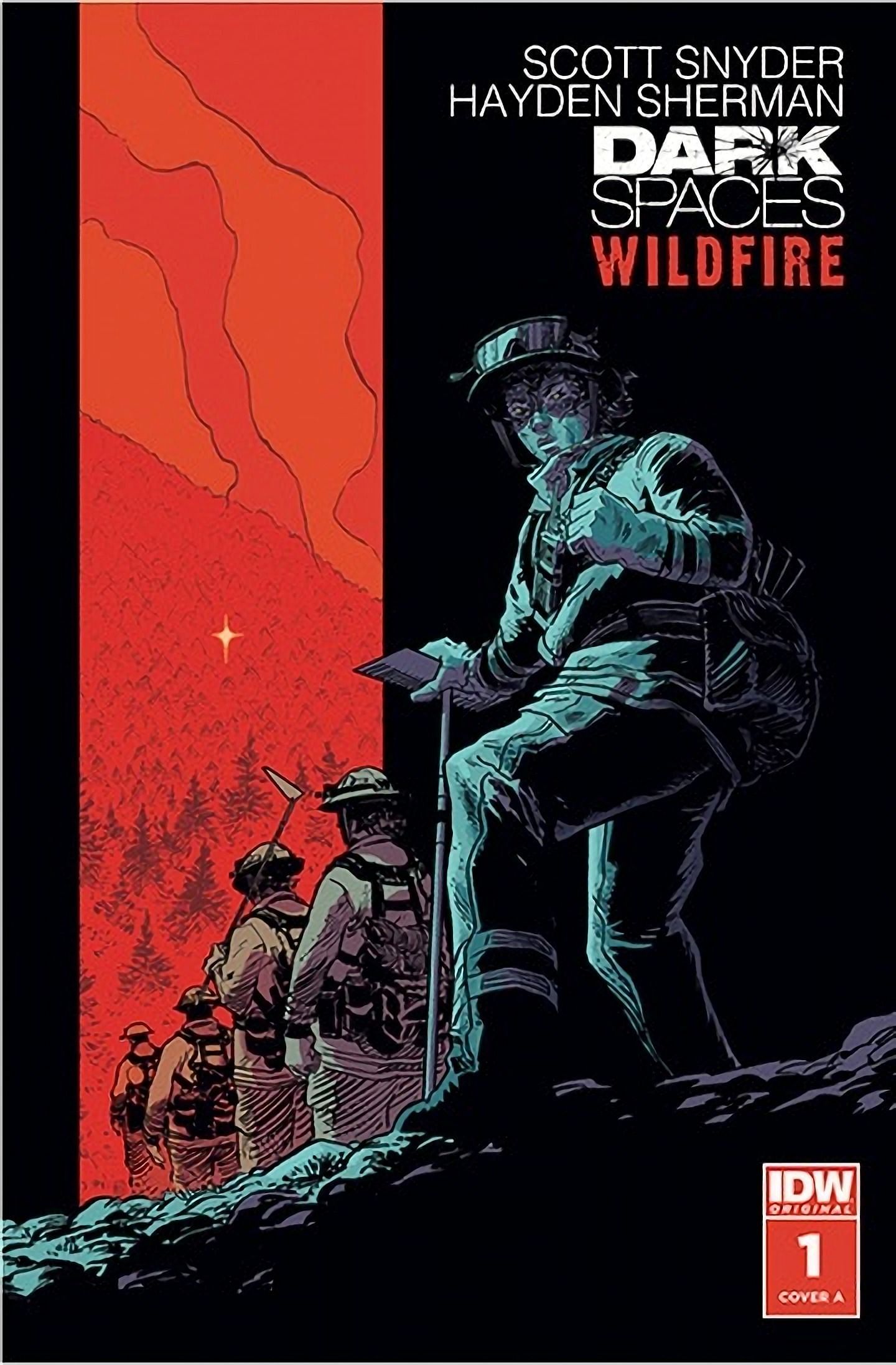 Dark Spaces: Wildfire cover (Image via IDW Publishing)