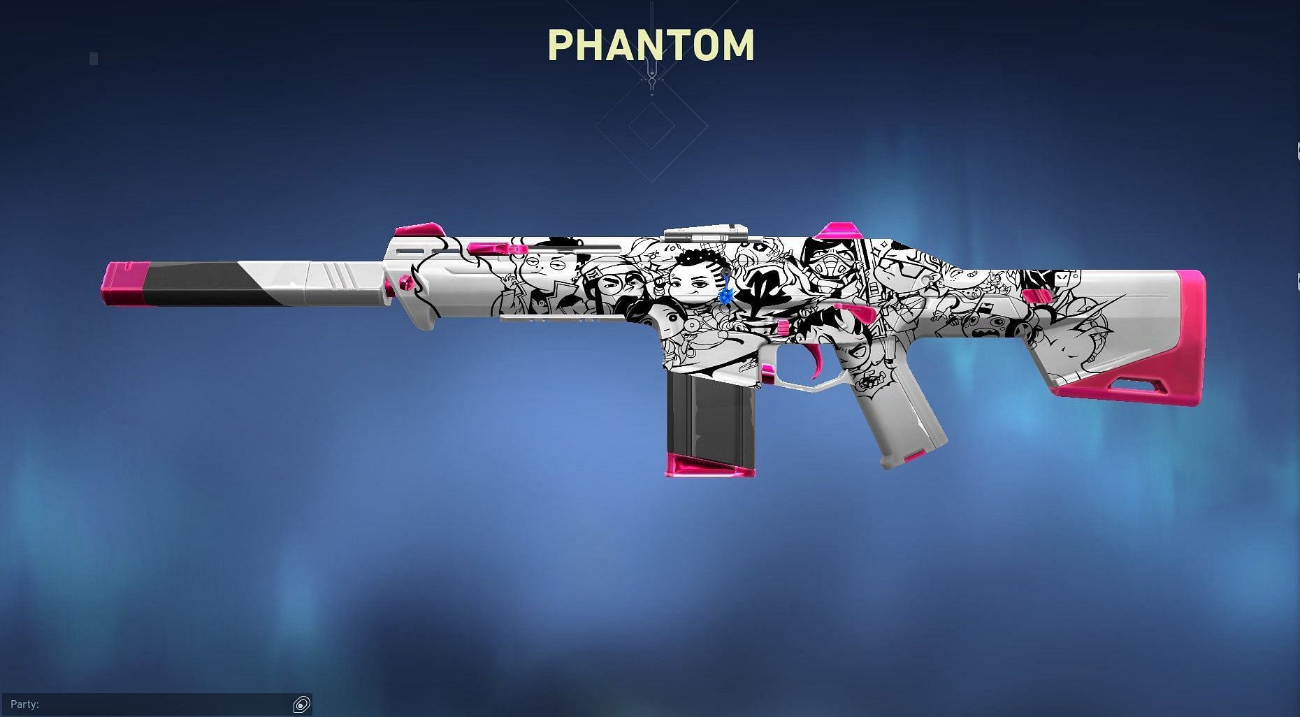 Doodle Buds Phantom can be bought for 1775 VP (Image via Valorant)