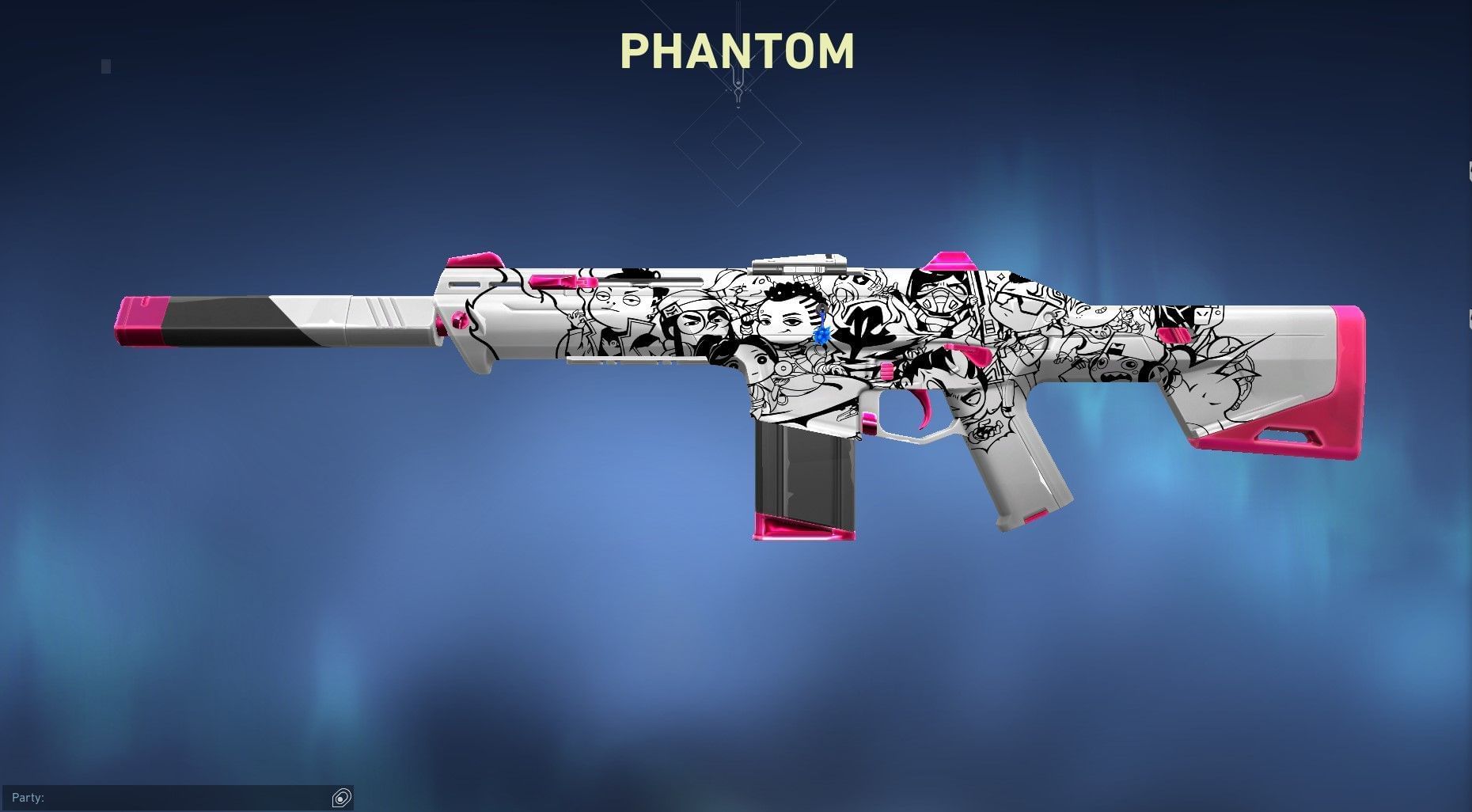 Doodle Buds Phantom can be bought for 1775 VP (Image via Valorant)