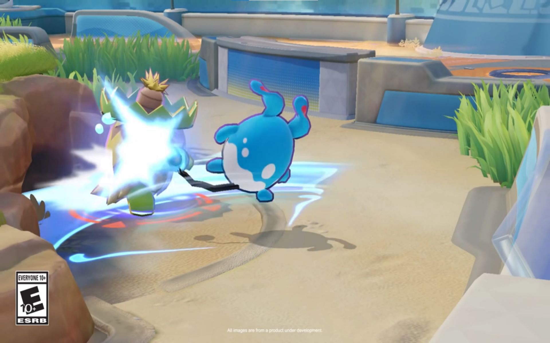 Azumarill&#039;s Aqua Tail is good for taking farm (Image via TiMi Studios)