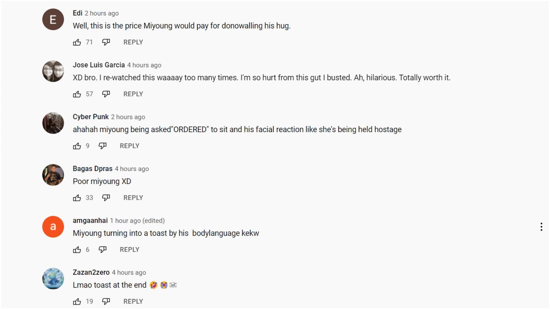 Fans react to the hilarious donowalling (Image via Shrimpkkuno/YouTube)
