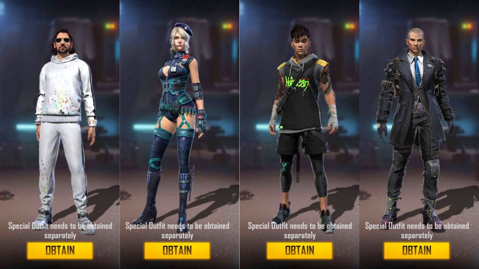 5 best Free Fire character combinations for rush gameplay