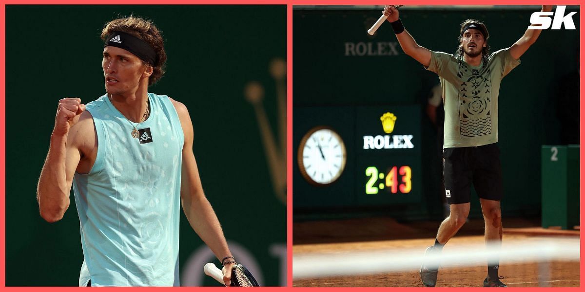 Alexander Zverev will take on Stefanos Tsitsipas in the semifinals of the Monte-Carlo Masters