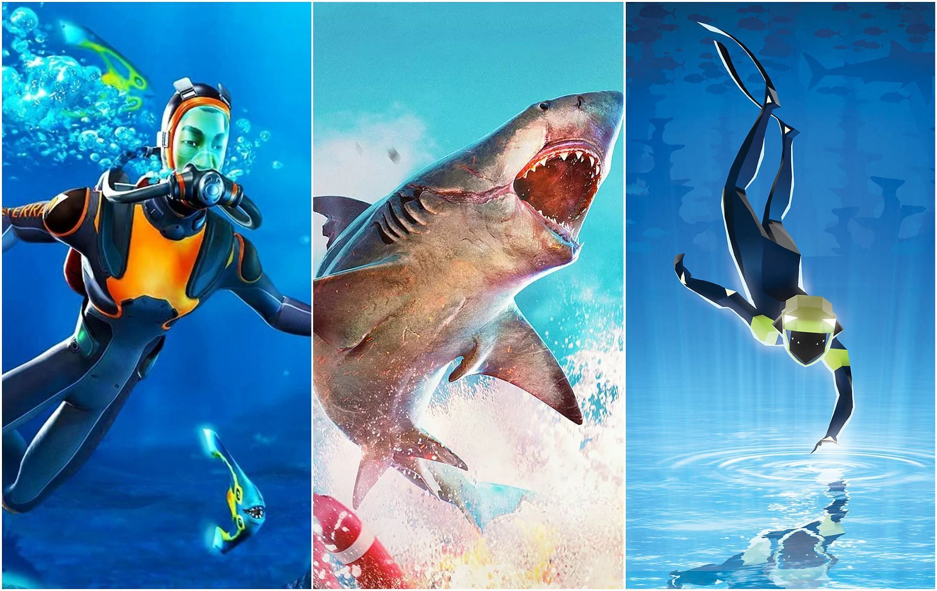 These Nintendo Switch games range from super chill to borderline thalassophobia-inducing (Images via Unknown Worlds/Deep Silver/505 Games)