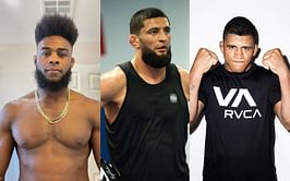 Watch: Aljamain Sterling shares wholesome moments backstage with Gilbert Burns and Khamzat Chimaev after UFC 273 win