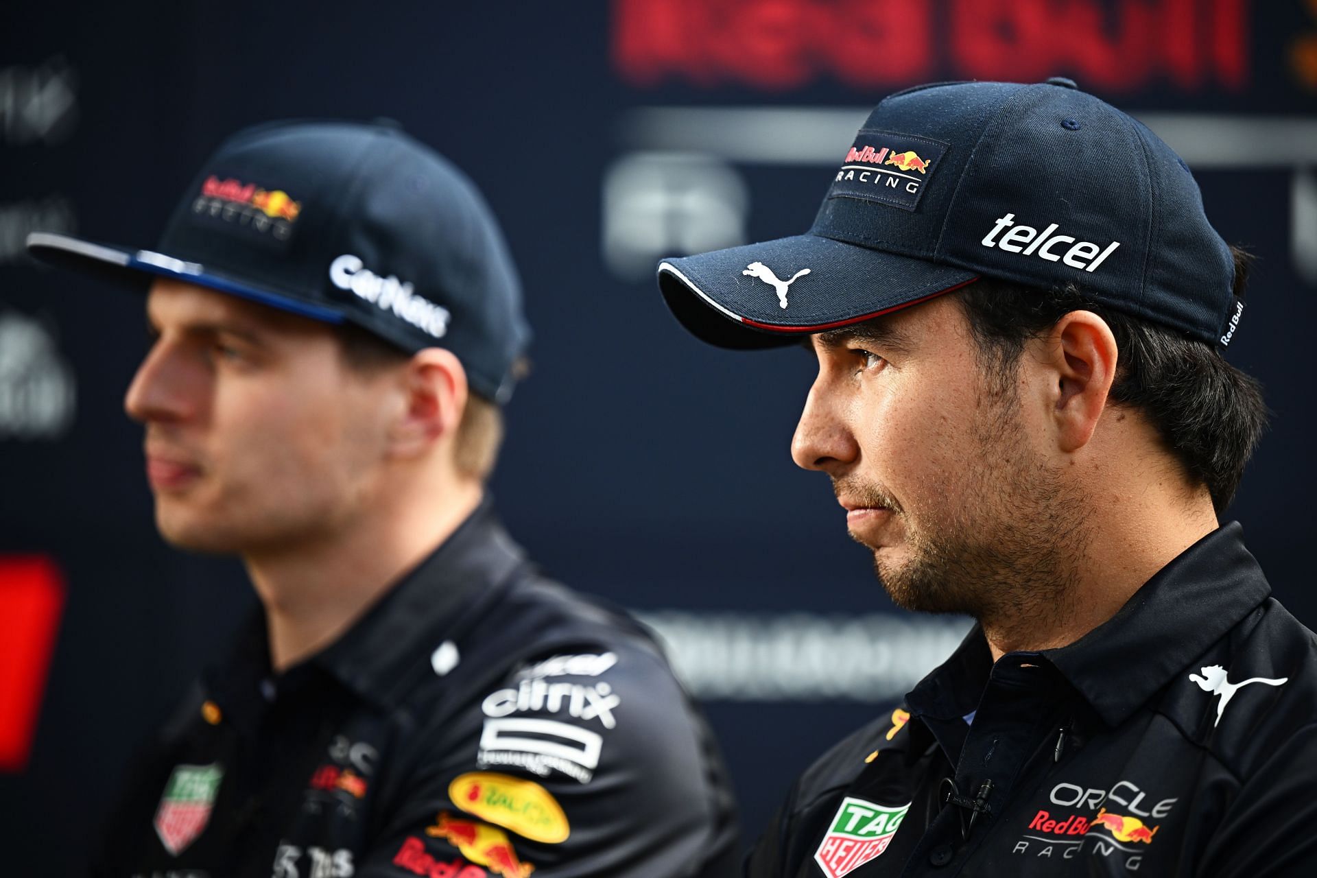 Sergio Perez and Max Verstappen at the F1 Grand Prix of Australia - Previews