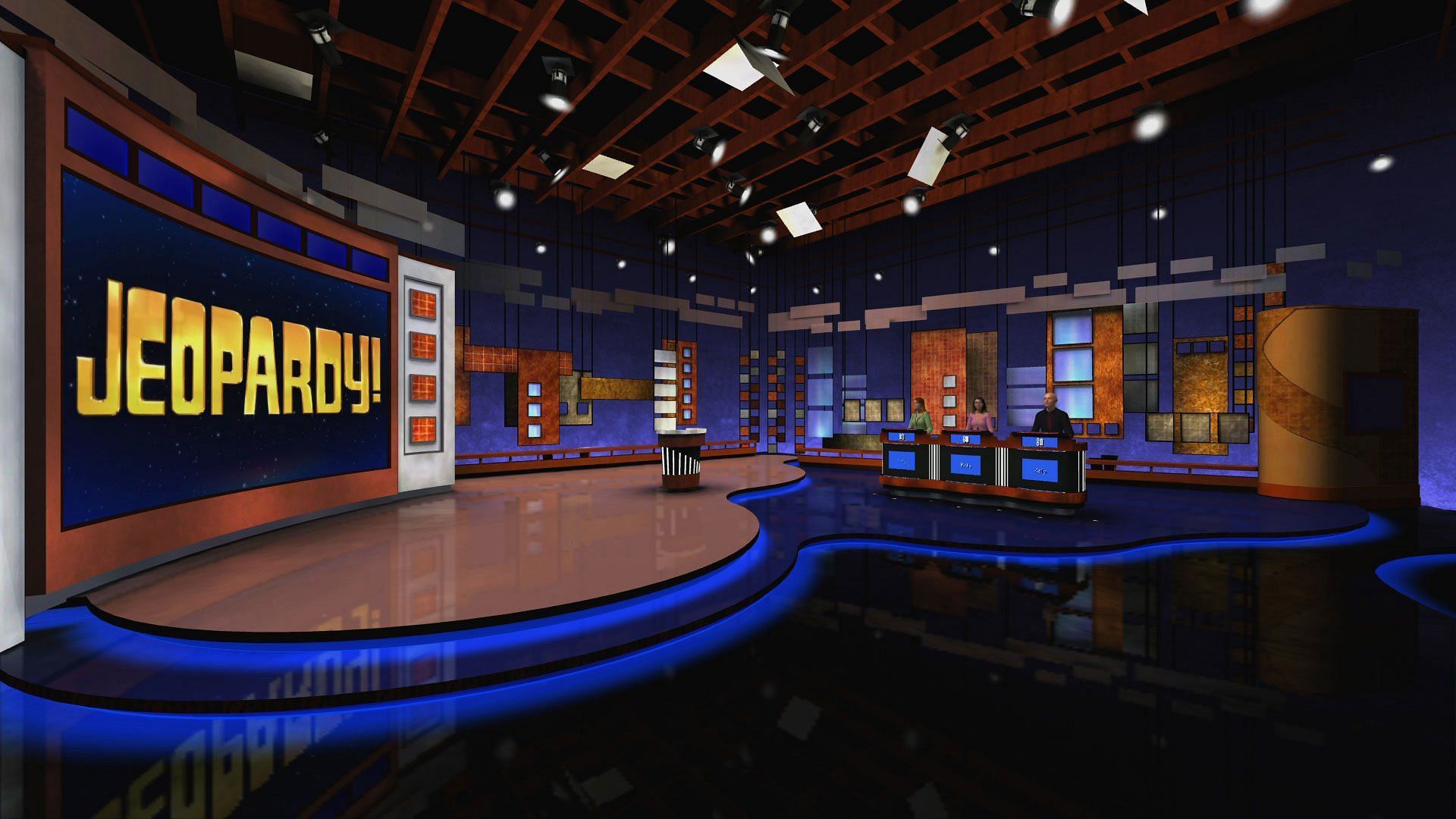 The set of Jeopardy! (Image via @Jeopardy/Instagram)