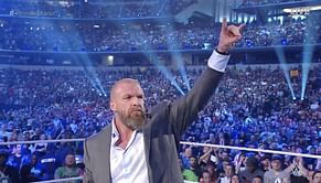 Triple H opens WrestleMania 38 Night 2 with an emotional gesture to confirm the end of his career