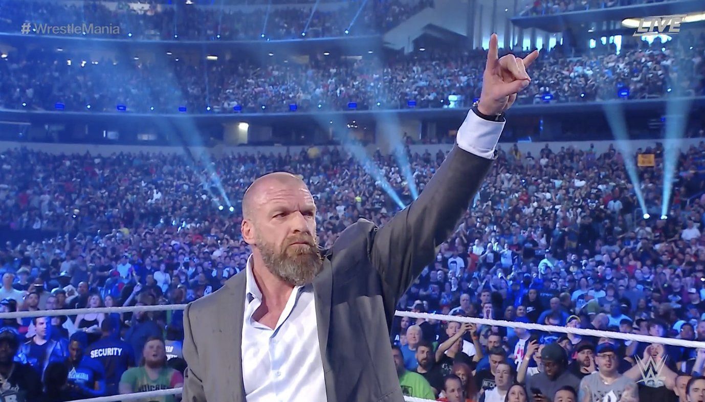 Triple h wrestlemania 38