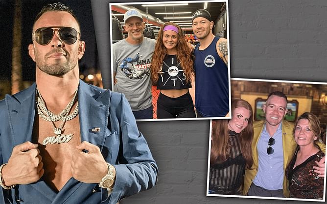 What do Colby Covington's parents feel about his public persona?