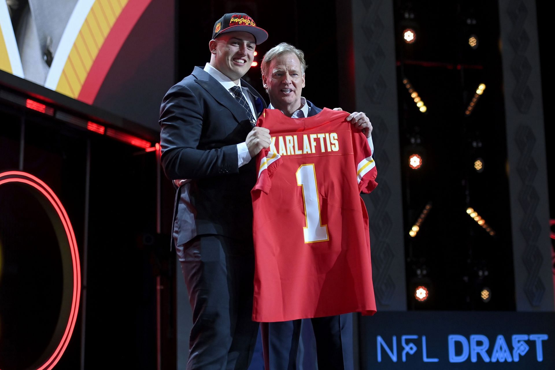 The Kansas City Chiefs picked George Karlaftis with the 30th Pick in Round 1 of the 2022 NFL Draft