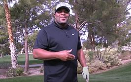 "Closing in on Tiger Woods level golfer" - Watch as Daniel Cormier shares a video of his elite golf stroke