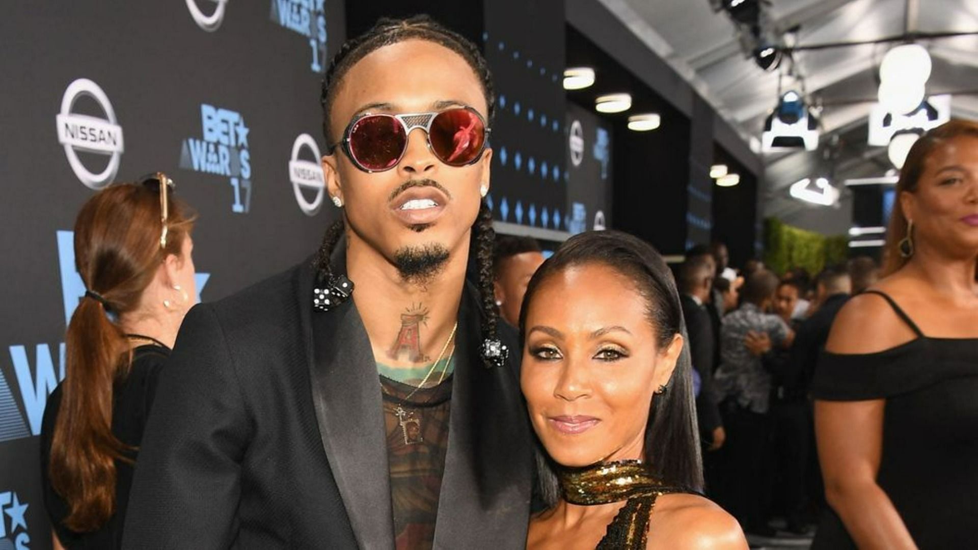 August Alsina releases song about &quot;entanglement&quot; with Jada Pinkett Smith (Image via Paras Griffin/Getty Images)