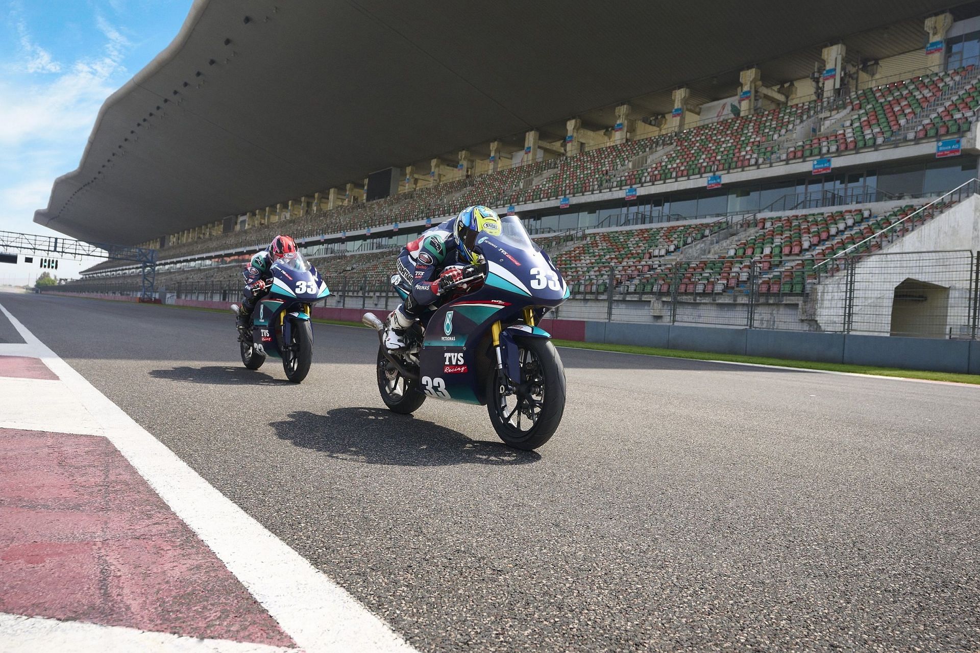 TVS Petronas join hands to form India&#039;s first factory racing team. (PC: TVS)