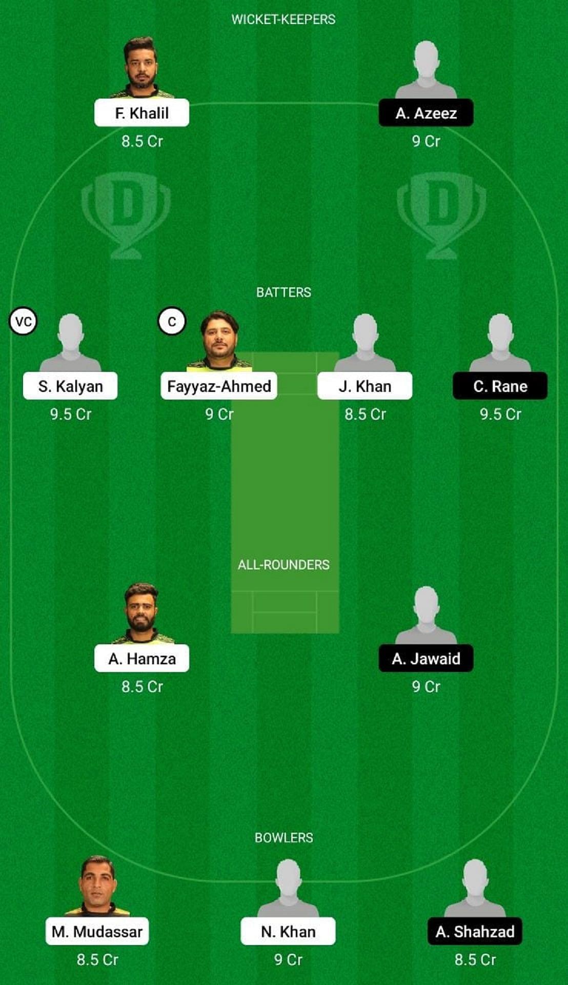 KAS vs DUA Dream11 Fantasy Suggestion #2