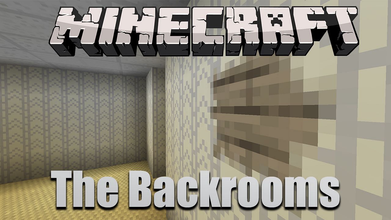 The Backrooms mod is a popular horror-themed mod (Image via 9minecraft/LudoCrypt)