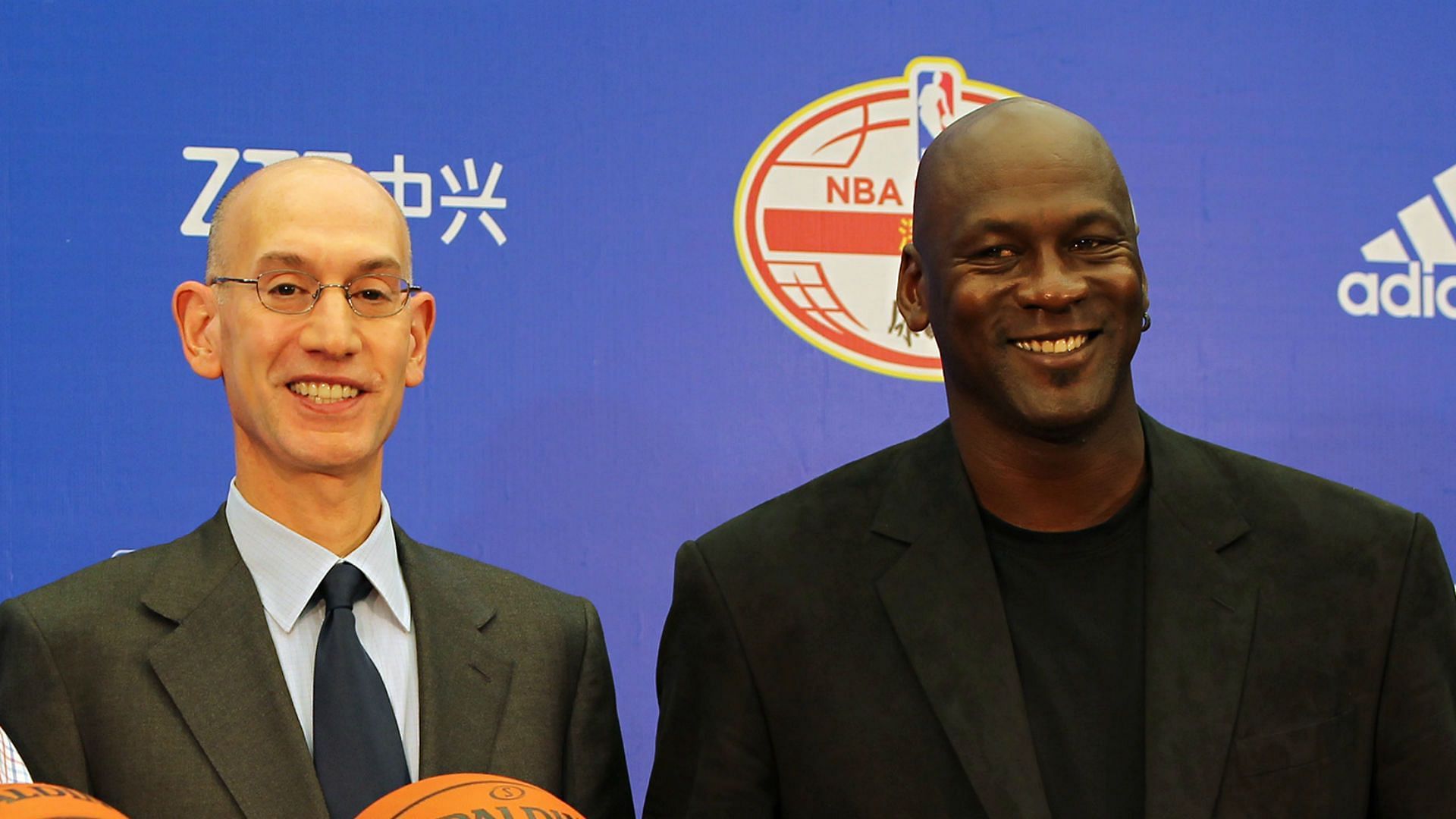 NBA Commissioner Adam Silver vividly recalls watching Michael Jordan&#039;s games at the old Chicago Stadium. [Photo: Sporting News]