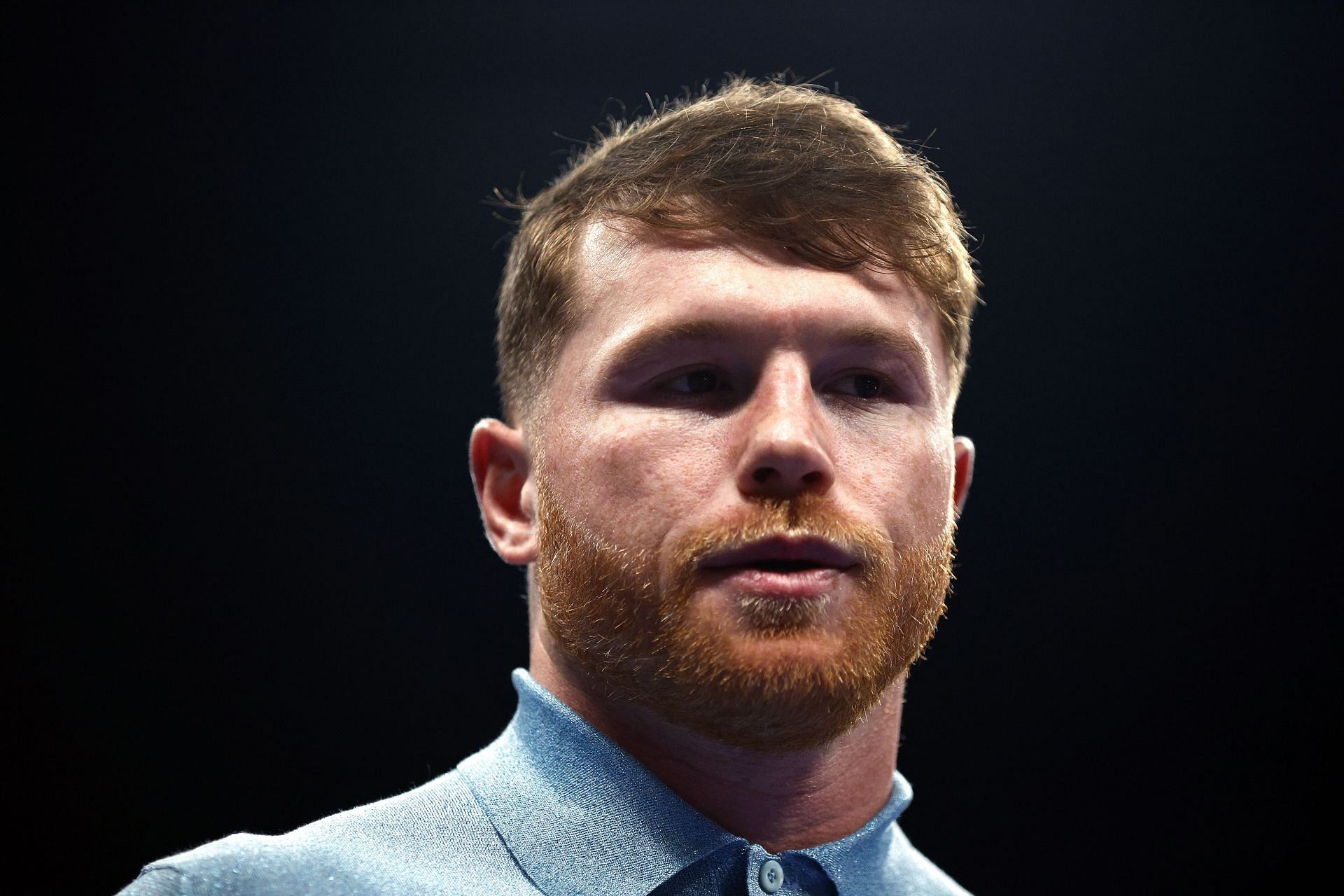 Canelo Alvarez at the Julio Cesar Martinez v Roman Gonzalez event