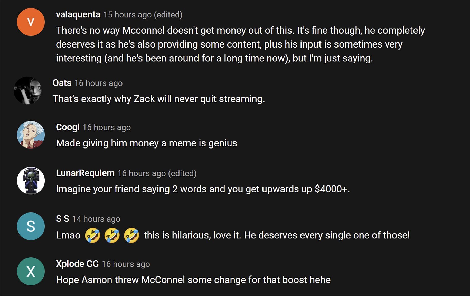 Fans reacting to the streamer&#039;s subscriber boost (Image via AsmongoldClips/YouTube)