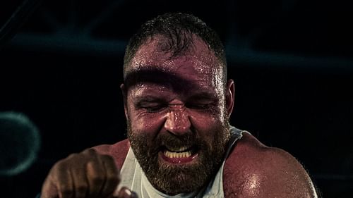 Jon Moxley at a GCW event in 2022.