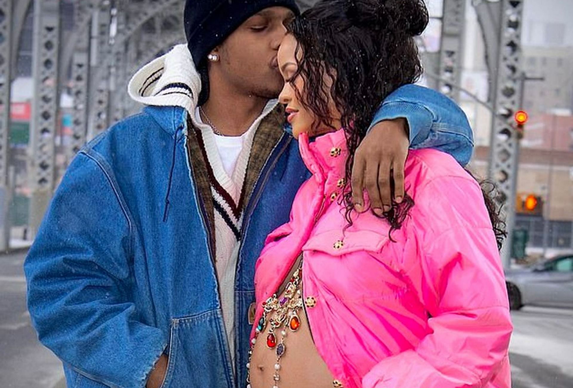 Rihanna and ASAP Rocky (Image via Shutterstock)