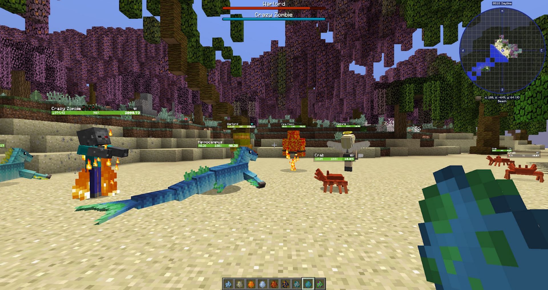 Modpacks can significantly alter the way that Minecraft is played (Image via Mojang)