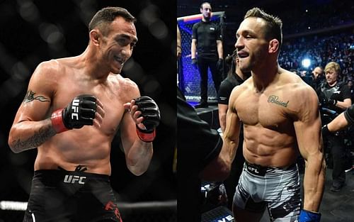 Tony Ferguson (left) and Michael Chandler (right) [Photo via @mikechandlermma on IG]