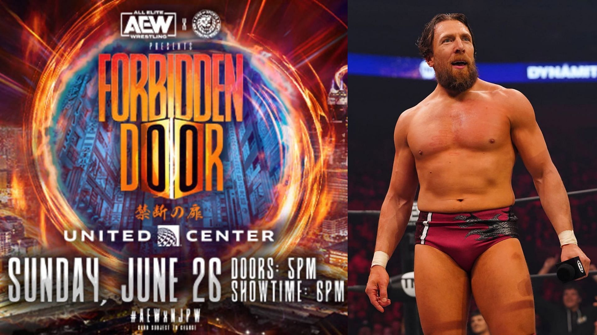 The AEW-NJPW Forbidden Door will happen on June 26 in Chicago, Illinois.