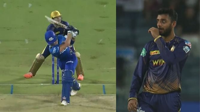 IPL 2022: [Watch] 'Baby AB' Dewald Brevis' stunning no-look six vs Varun Chakravarthy