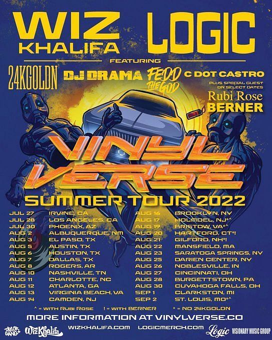 logic wiz khalifa tour setlist