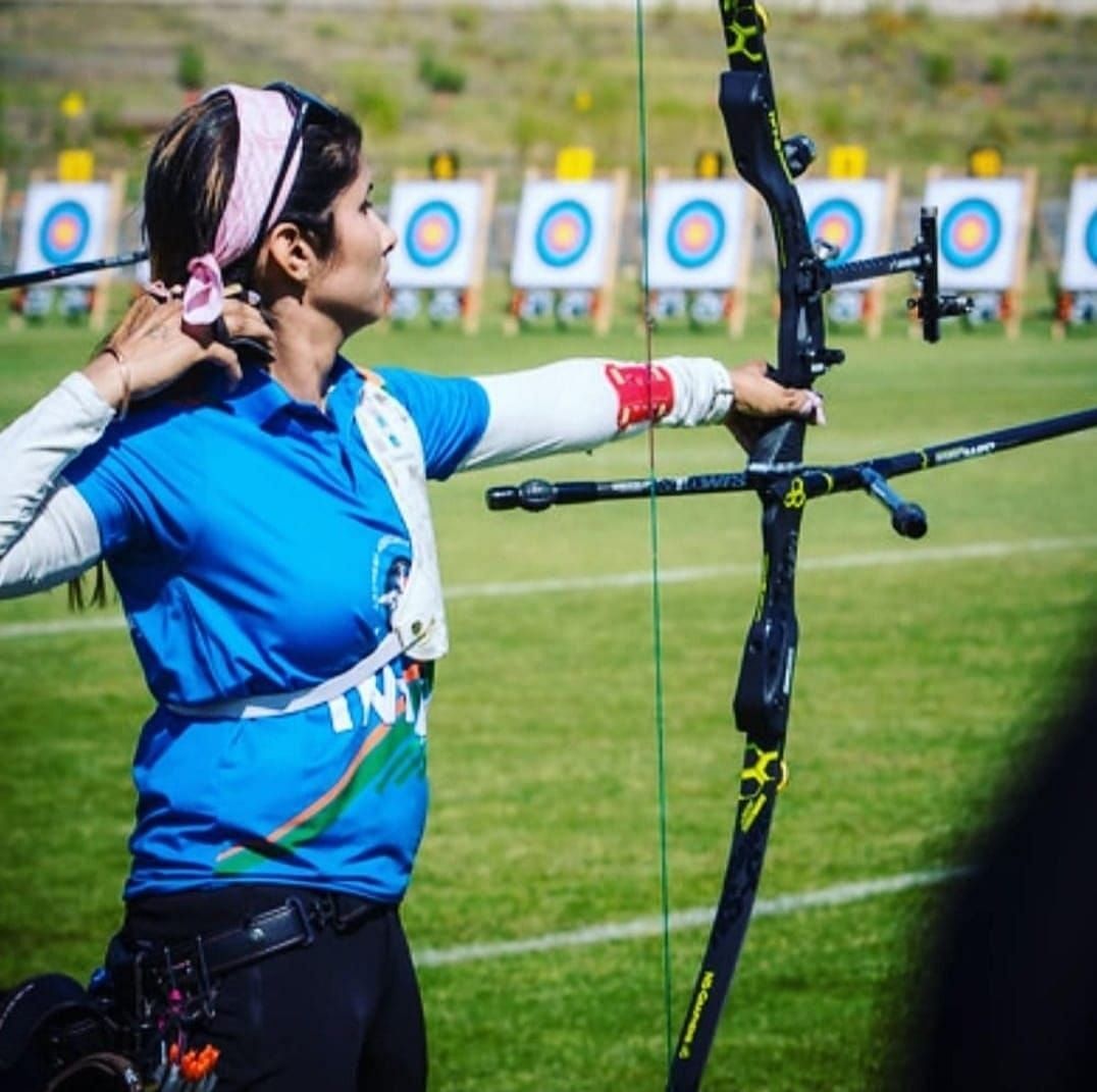 Indian archer Madhu Vedwan. (PC: SAI Media)