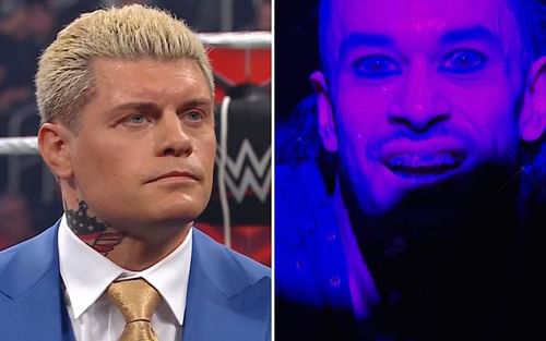 Cody Rhodes (left); Damian Priest (right)