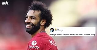 "They don't know football, we keep getting robbed every year" - Rival fans fume as Liverpool superstar Mohamed Salah wins FWA Footballer of the Year award
